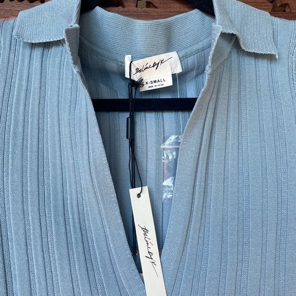 The Line By K - Daisy cardigan in Mineral Blue. Size XS. NWT - Picture 3 of 4